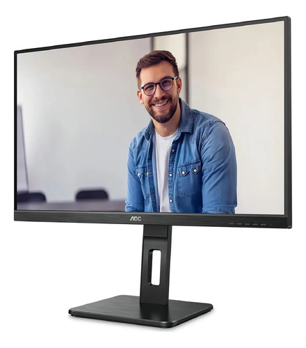 Monitor 27 Aoc Led 27p2q Widescreen Ips Ajuste De Altura Cor Preto