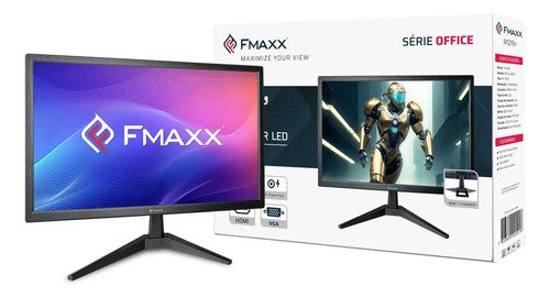 Monitor Fmaxx 19'' Led Com Hdmi Vga Vesa cor Preto MQ19V
