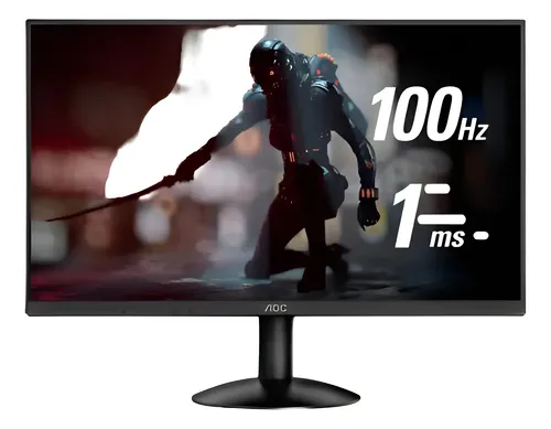 Monitor gamer 24 aoc 24b30hm2 fuul hd 100hz preto