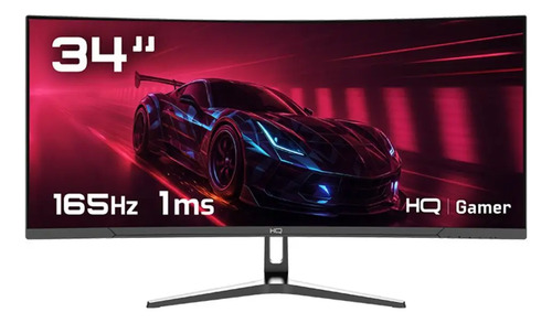 Monitor gamer 34 curvo 1ms 165hz ultrawide qhd 3440x1440 a