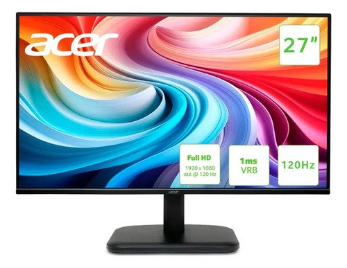 Monitor gamer acer ek271 gbi de 27 full hd ips 120hz