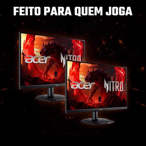 Monitor Gamer Acer Nitro 23.8" KG240Y W3BIIP LED FHD 1 ms 240 Hz