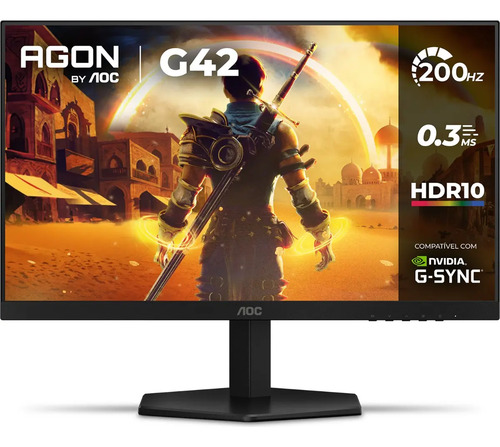 Monitor gamer aoc agon g42 24 200hz 03ms ips 24g42he