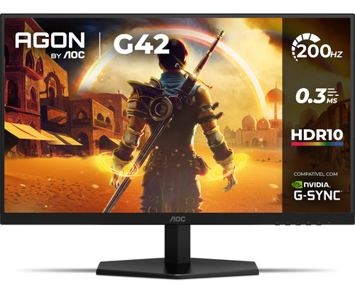 Monitor gamer aoc agon g42 27 200hz 03ms ips 27g42he