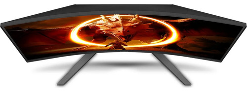 Monitor Gamer Curvo Aoc Agon Quad 32 180hz 0,5ms Cq32g4e Preto