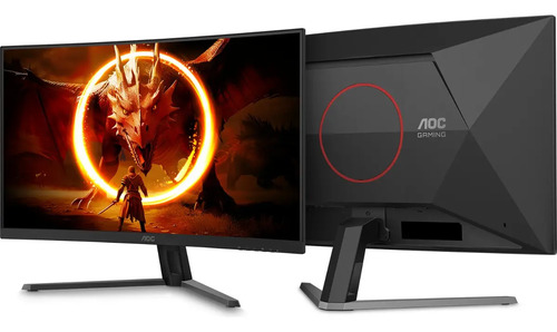 Monitor Gamer Curvo Aoc Agon Quad 32 180hz 0,5ms Cq32g4e Preto