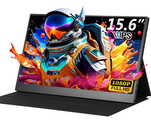 Monitor gamer portatil 156 1080p fhd ips com hdmi usb