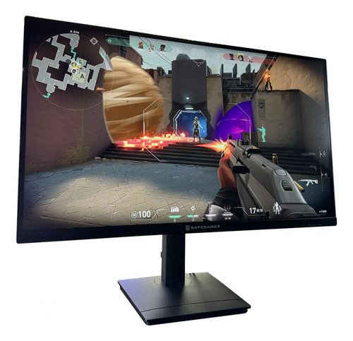 Monitor Gamer Safe Gamer 27 Fhd 180hz 1ms Hdmi Dp Ips Preto