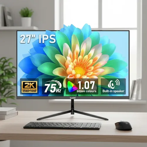 Monitor Gawfolk 27 Ips 2k Qhd 75hz Com Alto-falante