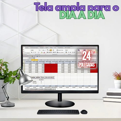 Monitor Led 24 Brazilpc 24wr-75 Fhd 75hz Widescreen