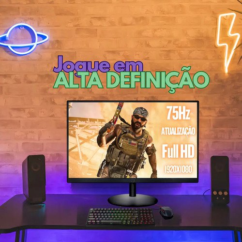 Monitor Led 24 Brazilpc 24wr-75 Fhd 75hz Widescreen