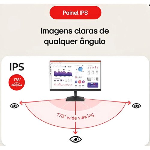 Monitor Lg Gamer 24 24ms500-b Ips Fhd 100hz Anti-reflexo Pr