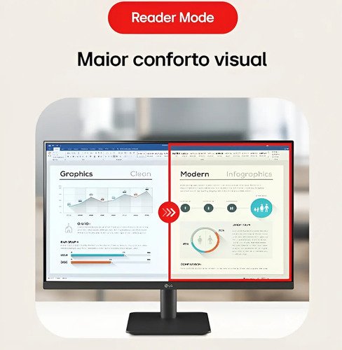 Monitor Lg Gamer 24 24ms500-b Ips Fhd 100hz Anti-reflexo Pr