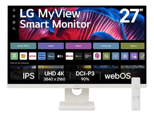 Monitor lg myview smart tela ips 27 webos thinq home air p