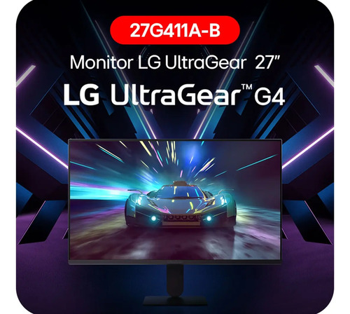 Monitor LG UltraGear 27G411A-B 27",FHD, 144Hz, 1ms (MBR), NVIDIA G-SYNC, AMD FreeSync, HDR10