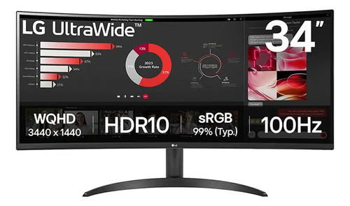 Monitor lg ultrawide 34 100hz 34wr50qk b