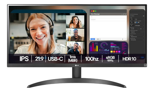 Monitor lg ultrawide tela ips de 29 219 hdr10 srgb 99 100h