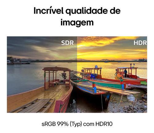Monitor LG UltraWide™️ - Tela IPS de 29", 21:9, HDR10, sRGB 99%, 100Hz - 29WQ500