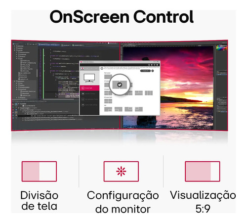 Monitor LG UltraWide™️ - Tela IPS de 29", 21:9, HDR10, sRGB 99%, 100Hz - 29WQ500