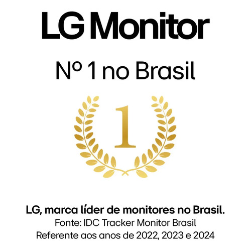 Monitor PC Gamer LG 24” IPS, Full HD, 100Hz, HDMI - 24MS500-B