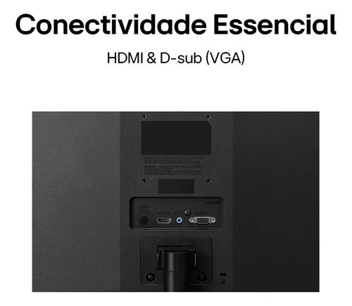 Monitor PC LG 19.5'' 20MK400H-B LED HD HDMI VGA (D-Sub) 75Hz 2ms(GtG) Ajuste de Inclinação Reader Mode