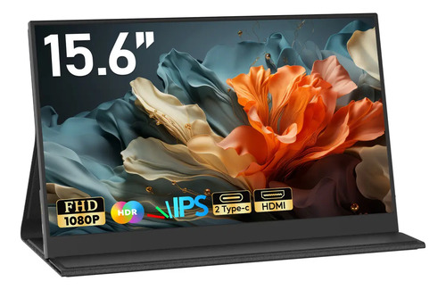 Monitor portatil 156com usb c duplahdmi fhd 1080p 60hz