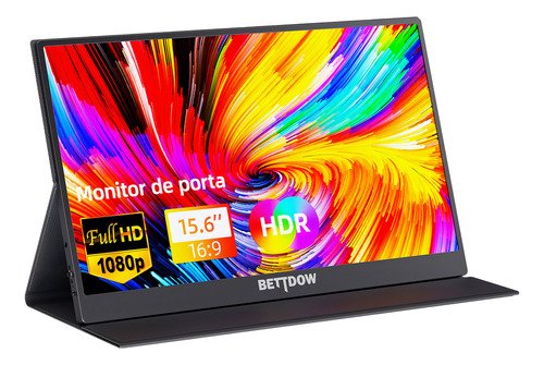 Monitor portatil gamer bettdow 156 full hd 60hz ips compativ