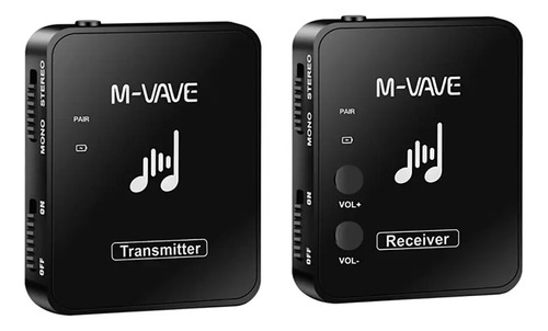 Monitor retorno in ear wireless m vave wp 10 24 ghz preto