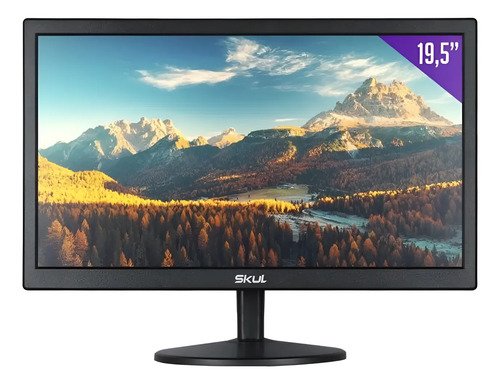 Monitor skul 195 office led 5ms hdmivga sm1955ms preto