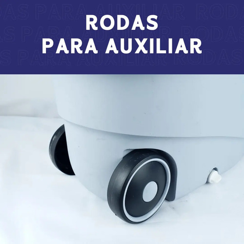 Mop NYBC Mop Giratório Plus com balde centrífuga Cinza