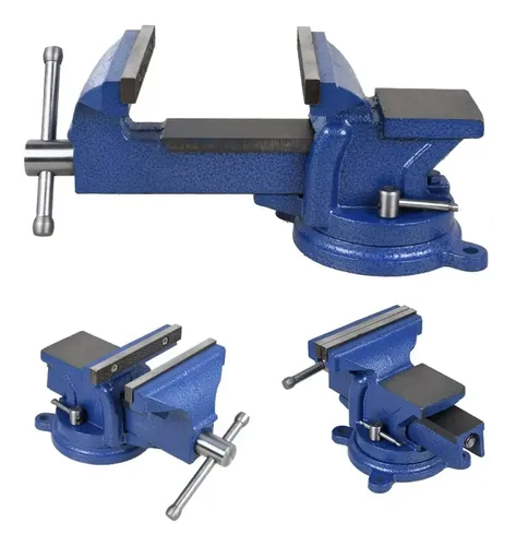 Morsa Torno De Bancada N°5 Profissional Com Mordente Fixo
