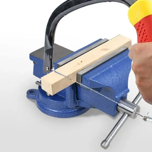 Morsa Torno De Bancada N°5 Profissional Com Mordente Fixo