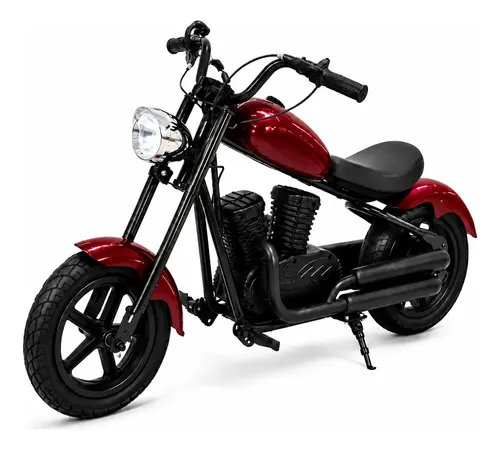 Moto eletrica foston x1 infantil 24v 160w bluetooth chopper