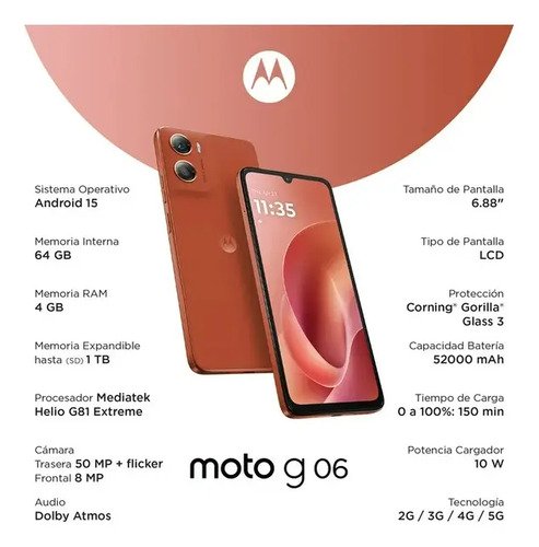 Moto G06 Sim Dual Sim