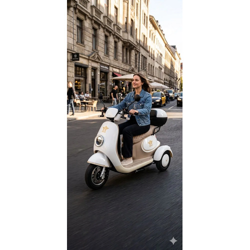 Moto Scooter Ag02 Bateria Chumbo 1000w Triciclo Frete Grátis