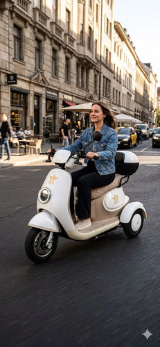 Moto Scooter Ag02 Bateria Chumbo 1000w Triciclo Frete Grátis