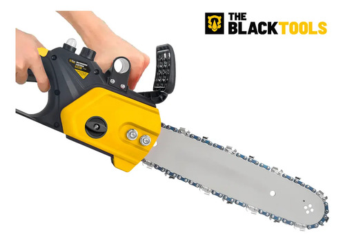 Moto Serra A Bateria 21v 4000mah 300mm 12 Polegadas Tcs21b The Black Tools Cor Amarelo e Preto