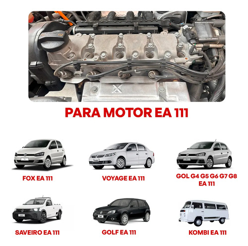 Motor Partida 11 Dentes Vw Gol Saveiro G5 G6 Fox Golf Voyage