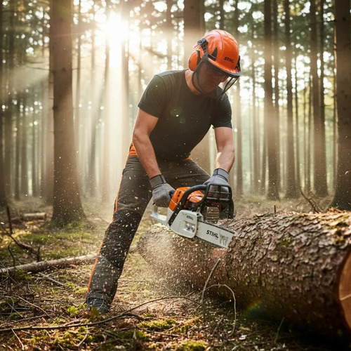 Motosserra A Gasolina Stihl Motosserra 30.1cc Laranja Ms 162 1.769hp Laranja