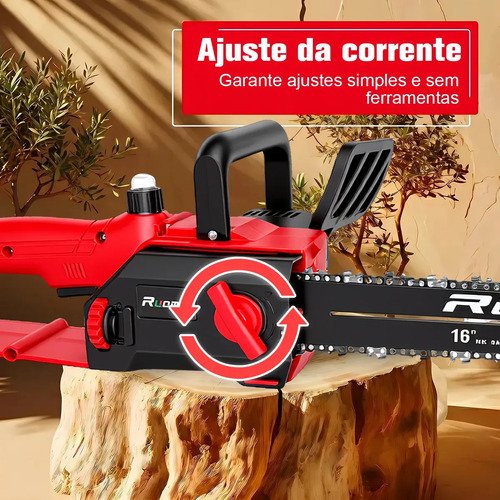 Motosserra Elétrica 16 Polegadas 3200W Com Fio Para Madeira
