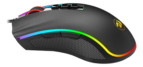 Mouse Gamer Redragon Cobra Rgb Preto Preto