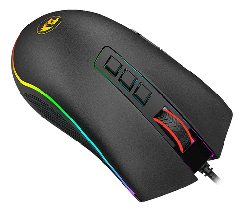 Mouse Gamer Redragon Cobra Rgb Preto Preto