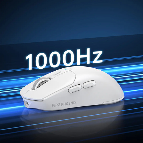 Mouse Gamer Sem Fio Fire Phoenix 24000dpi Paw3311 Bk-r3x Cor Preto