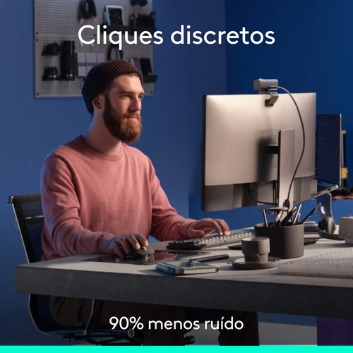 Mouse sem fio Logitech Mx Master 3s Bluetooth Edition - Grafite