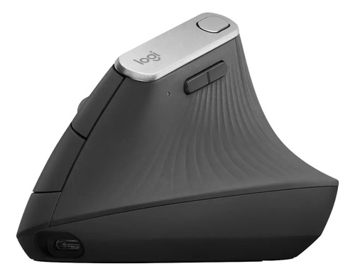 Mouse sem fio logitech mx vertical com design ergonomico cin
