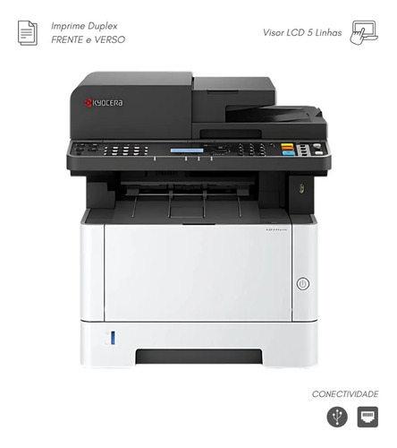 Multifuncional Kyocera Ecosys Ma4000xl Ma4000x Laser Mono Cor Branco