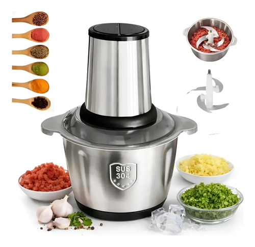 Multiprocessador e triturador de alimentos eletrico picador