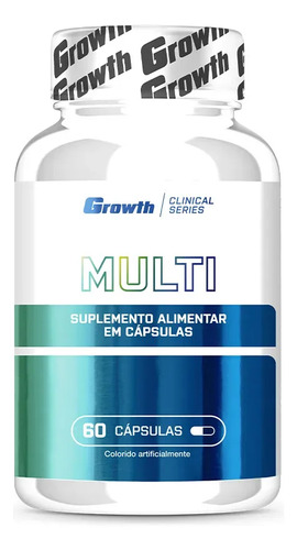 Multivitaminico 60 caps growth supplements sem sabor sem s