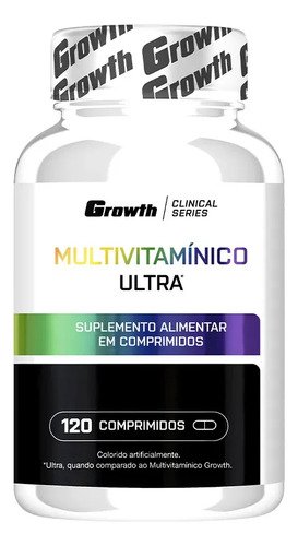 Multivitaminico ultra 120 comp growth supplements sabor se