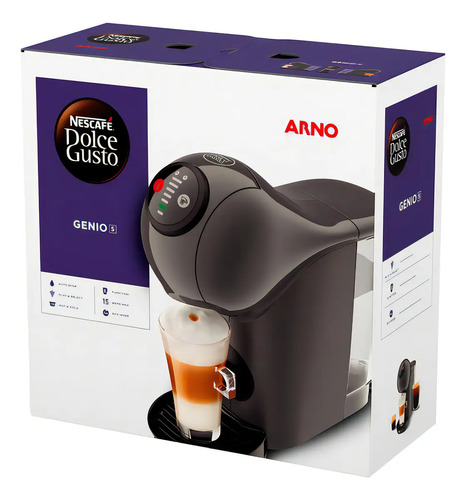 Nescafé Dolce Gusto Arno Genio S Basic Multibebidas Digital Automática Grafite Dgs5